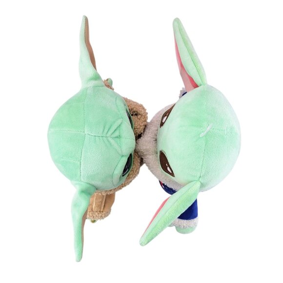 Star Wars Baby Yoda Grogu Plush Lot of 2 Christmas Mandalorian Child New NO TAGS - Picture 4 of 7